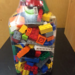 Legos in a jar