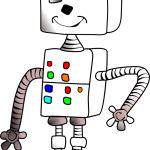 image of a funny robot
