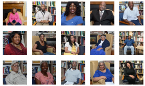 This is a photo collage of nine portraits of African Americans.